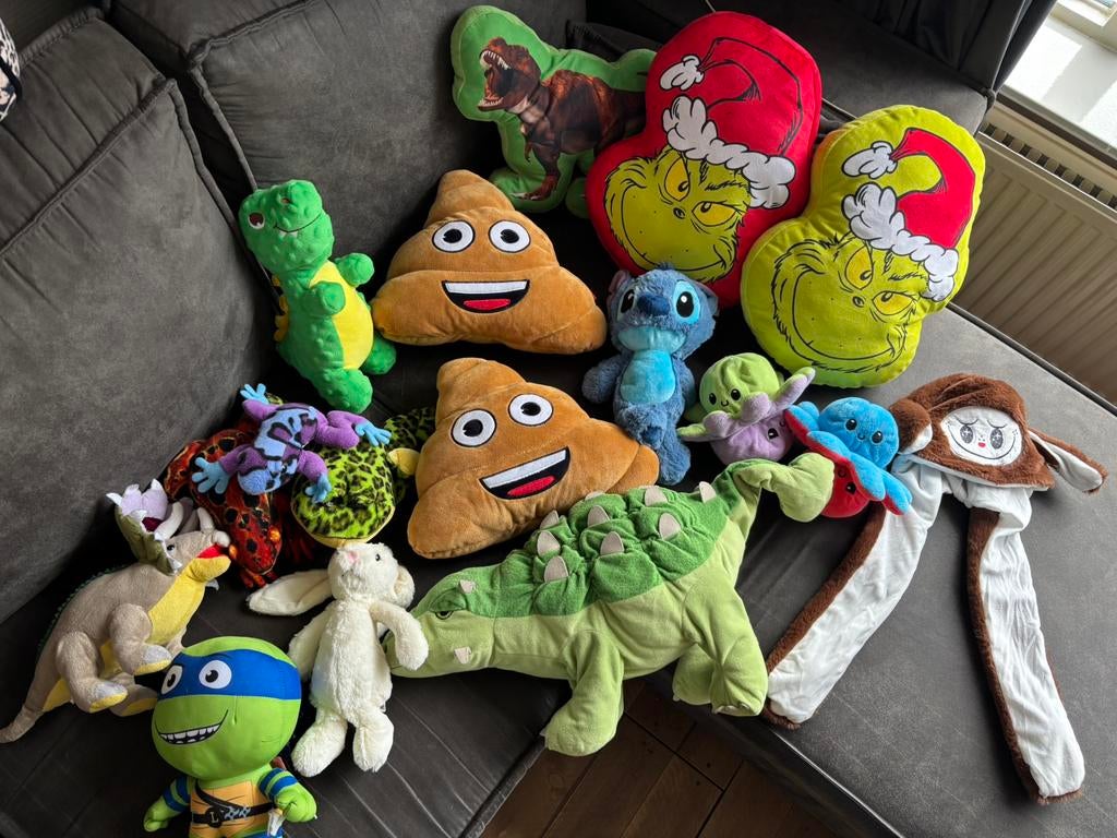 Heel veel knuffels, Kinderen en Baby's, Speelgoed | Knuffels en Pluche, Ophalen, Zo goed als nieuw, Overige typen