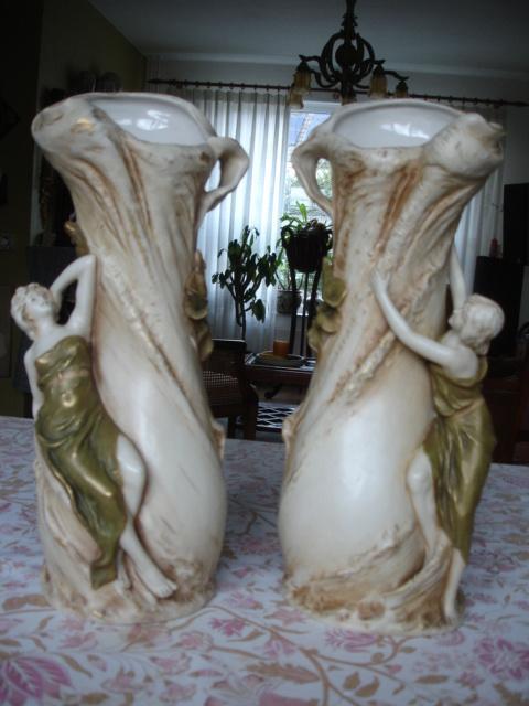 Royal Dux - 2 Art-Nouveau vazen, origineel pre 1918, Austria, Antiek en Kunst, Antiek | Porselein, Ophalen of Verzenden