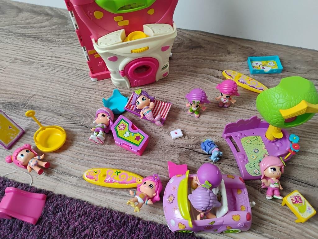 Grote verzameling Piny Pon (zwembad, auto, huis), Ophalen, Overige typen