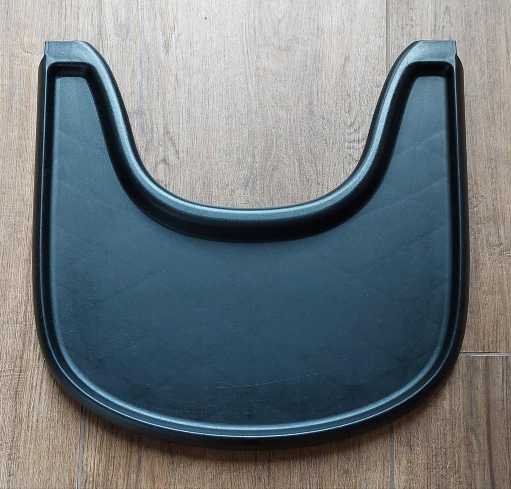 Stokke tripp trapp tray zwart, Kinderen en Baby's, Kinderstoelen, Ophalen of Verzenden, Zo goed als nieuw, Meegroeistoel