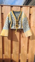 Unieke Vintage Wollen Deken Jas - Handgemaakt, Maat 38/40 (M), Overige kleuren, Ophalen of Verzenden, Zo goed als nieuw