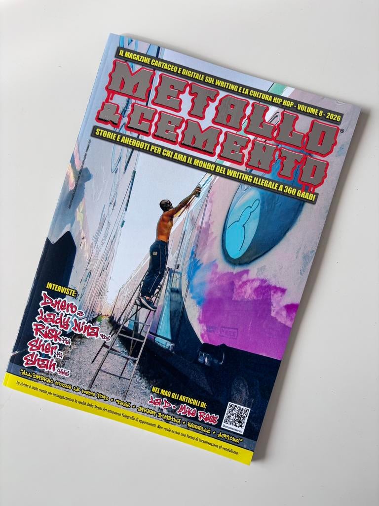 Metallo & Cemento 8 graffiti magazine, Boeken, Verzenden, Nieuw, Overige typen