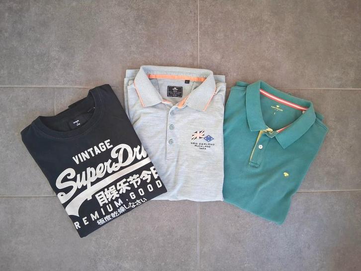 Herenshirts maat L, Kleding | Heren, Polo's, Zo goed als nieuw, Maat 52/54 (L), Ophalen of Verzenden