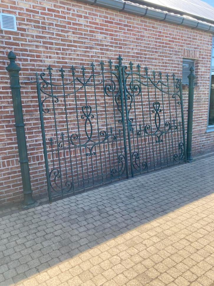 Sierpoort lengte 3.6 meter, Tuin en Terras, Tuinpoorten, Zo goed als nieuw, Draaipoort, IJzer, 100 tot 150 cm, 200 cm of meer
