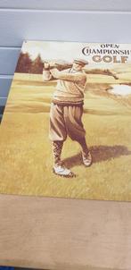 reclameborden emaille open championship golf, Ophalen of Verzenden