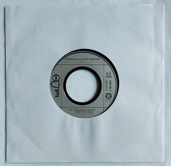 Dawn feat. Tony Orlando - Say, has anybody seen my sweet gyp, Cd's en Dvd's, Vinyl Singles, Gebruikt, Single, Pop, 7 inch, Ophalen of Verzenden