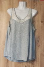 grijs topje maat XL, Kleding | Dames, Tops, Maat 46/48 (XL) of groter, Ophalen of Verzenden, Zonder mouw, Grijs