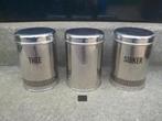 Blik Van Nelle Koffie chrome chroom voorraadblik suiker thee, Ophalen of Verzenden