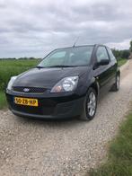 Ford Fiësta 1.3 8V 3DR 2007 Zwart met Airco, Auto's, 1299 cc, Stof, 4 cilinders, Zwart