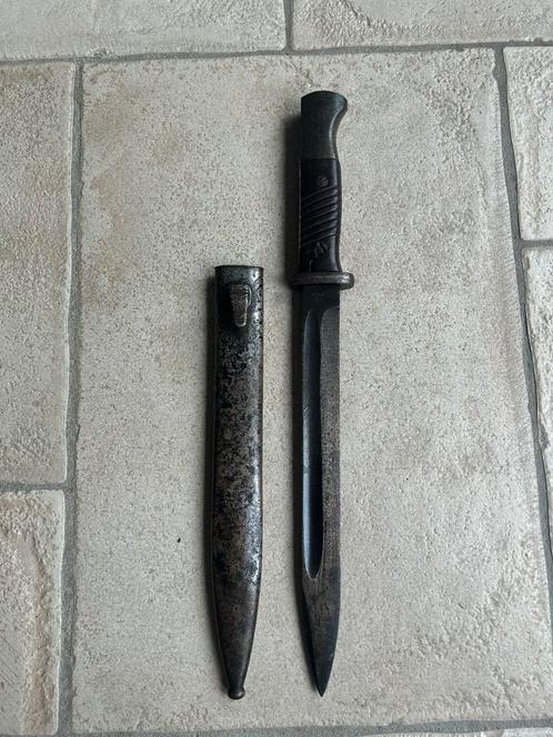 K98 bajonet duits met schede wo2 ww2, Verzamelen, Militaria | Tweede Wereldoorlog, Landmacht, Mes of Dolk, Duitsland, Ophalen of Verzenden
