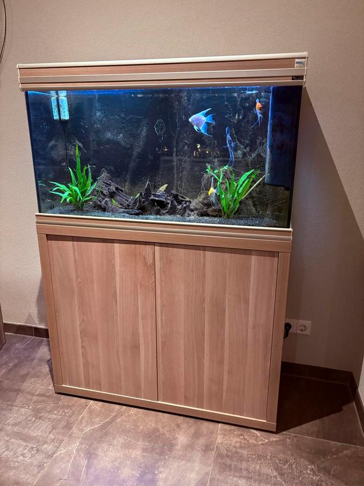 Aquarium + kast, Dieren en Toebehoren, Vissen | Aquaria en Toebehoren, Zo goed als nieuw, Leeg aquarium, Ophalen of Verzenden