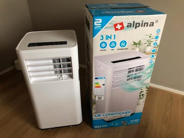 Airco verrijdbaar, Witgoed en Apparatuur, Airco's, Zo goed als nieuw, Mobiele airco, Minder dan 60 m³, 2 snelheden, Koelen en Ontvochtigen