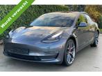 Tesla Model 3 Performance AWD 75 kWh (bj 2019, automaat), Auto's, Tesla, Automaat, Gebruikt, Zwart, Leder