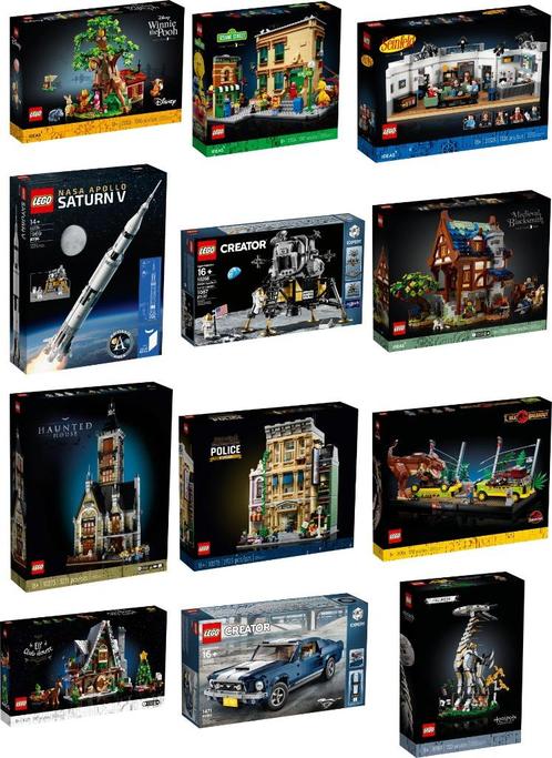 Meer dan 40 Lego Icons / Ideas retired sets, nieuw sealed, Kinderen en Baby's, Speelgoed | Duplo en Lego, Nieuw, Lego, Complete set
