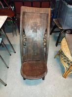 Afrikaanse hardhouten palaver stoel, Ophalen of Verzenden