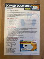 Donald duck reclame brief + clubpas nieuwe abonnee uit 2006, Ophalen of Verzenden, Donald Duck, Nieuw