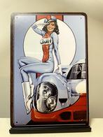 Gulf metalen reclamebord (Old Look), Ophalen of Verzenden, Nieuw, Auto's