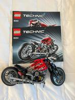 Lego 8051 - Technic - Motorbike, Ophalen of Verzenden, Zo goed als nieuw, Complete set, Lego