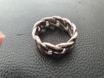 Zilveren ring, maat 20, zie foto's, Ophalen of Verzenden, Zo goed als nieuw, Zilver, Zilver