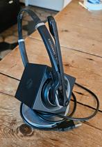 Sennheiser DW Epos Dockingstation met Headset, Gebruikt, Sennheiser, On-ear, Ophalen of Verzenden