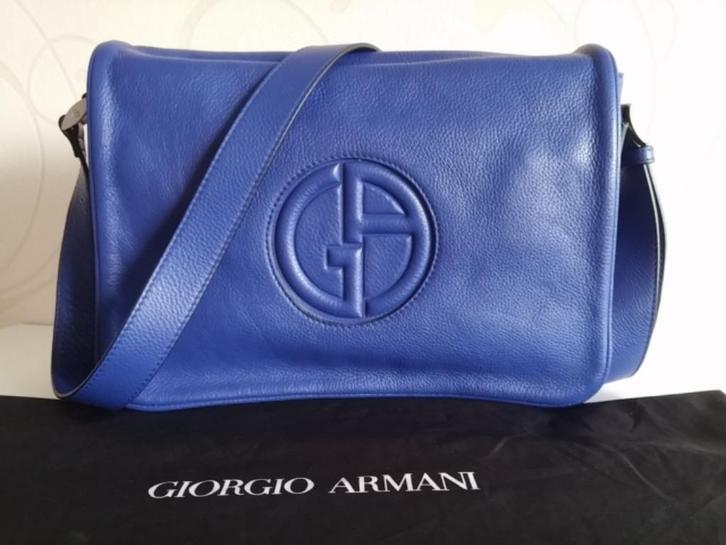 Giorgio Armani (eerste lijn) schoudertas leder NIEUW!, Sieraden, Tassen en Uiterlijk, Tassen | Schoudertassen, Nieuw, Overige merken