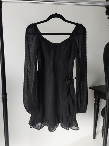 Hollister sweetheart dress jurkje zwart S (coquette gothic) beschikbaar voor biedingen