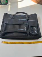 Italiaans laptop akte tas aktetas met schouder riem, Ophalen of Verzenden, Zo goed als nieuw, Aktetas