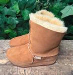 Bijna Nieuwe Mukluk laarsjes van Fitflop maat 38, Fitflop, Bruin, Lage of Enkellaarzen, Ophalen of Verzenden
