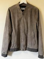 Herno suede leren jasje, grijs taupe, maat 52/L, nieuw, Nieuw, Ophalen of Verzenden, Grijs, Herno