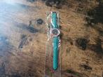 Groen dames quartz horloge Met sier diamantjes h, Onbekend, Nieuw, Ophalen of Verzenden, Onbekend