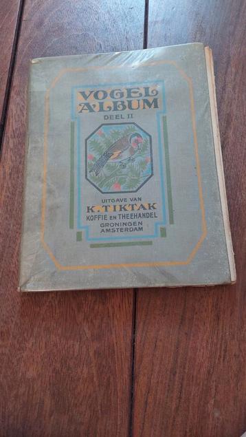 Vogelalbum uit 1927 beschikbaar voor biedingen