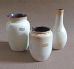 Delfos Zoeterwoude vaasjes vintage creme roest Nederlands, Gebruikt, Overige kleuren, Aardewerk of Porselein, Ophalen of Verzenden