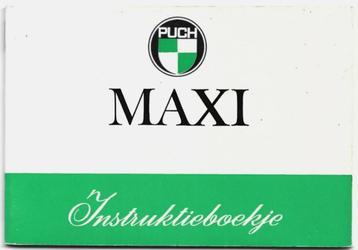 Puch Maxi één versnellingsautomaat (7463z) bromfiets beschikbaar voor biedingen