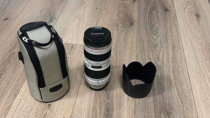 Topconditie Telelens met IS II - Zo goed als nieuw!, Audio, Tv en Foto, Fotografie | Lenzen en Objectieven, Zo goed als nieuw