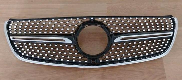 Diamond grill voor V-klasse W447 Mercedes-Benz, Auto-onderdelen, Carrosserie en Plaatwerk, Bumper, Mercedes-Benz, Voor, Nieuw
