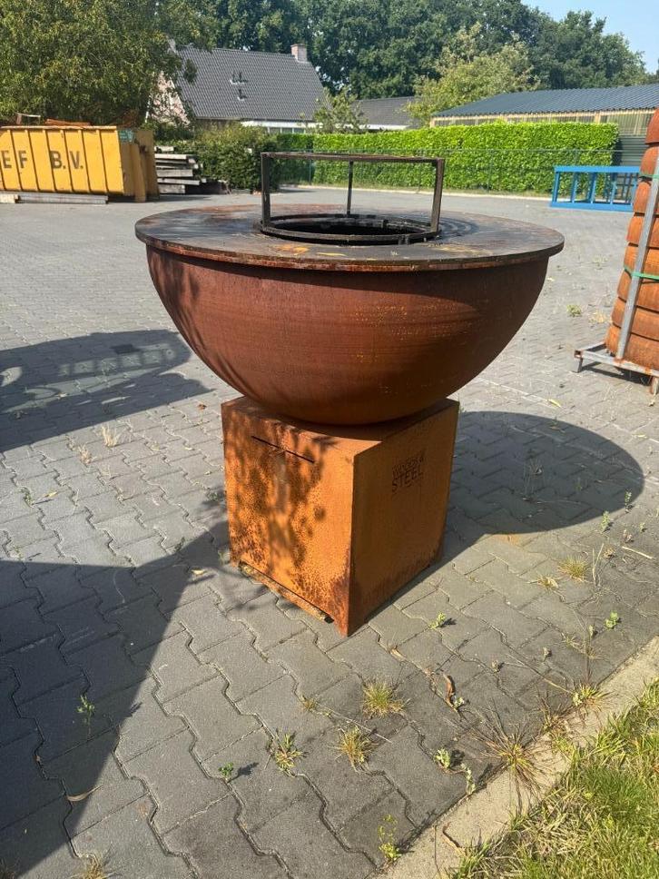 Plancha BBQ 100cm DEMO MODEL ruim 50% KORTING, Tuin en Terras, Houtskoolbarbecues, Ophalen