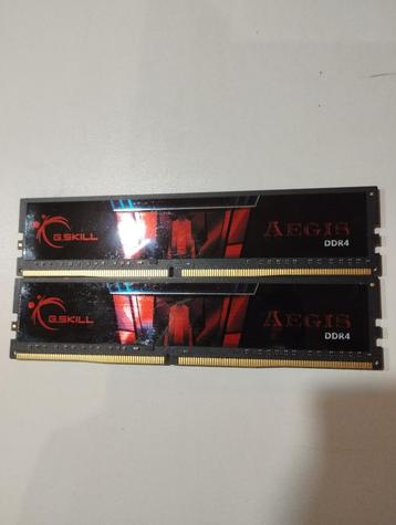 G.SKILL Aegis DDR4 2 x 8 gb RAM werkgeheugen beschikbaar voor biedingen
