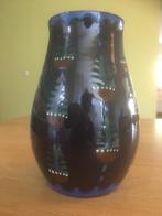 jugendstil vaas bunzlau glazuur ca 1910, Antiek en Kunst, Antiek | Vazen, Ophalen of Verzenden