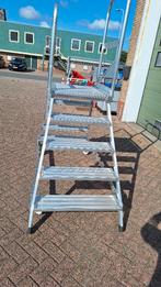 Bordestrap magazijntrap onderhoudstrap bordeshoogte 120 cm, Doe-het-zelf en Verbouw, Ladders en Trappen, Ophalen, Gebruikt, H.O.Albert Ale Slotema