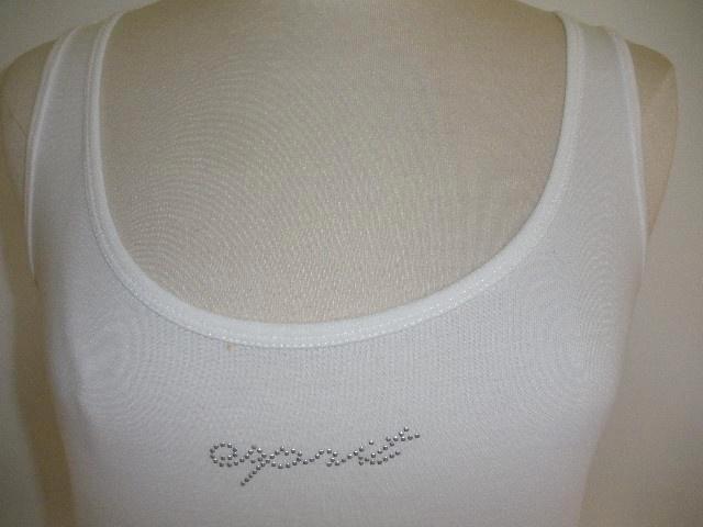 ESPRIT top wit met studs maat L, Kleding | Dames, Tops, Zo goed als nieuw, Maat 38/40 (M), Wit, Zonder mouw, Ophalen of Verzenden