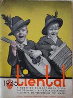 Kinderliedjesboeken tiental, 1935, 1936, 1937, Gelezen, Ophalen of Verzenden, Div, Overige onderwerpen