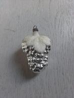 Oud / Vintage : Kerst versiering druiventros zilverkleurig, Diversen, Kerst, Ophalen of Verzenden, Gebruikt