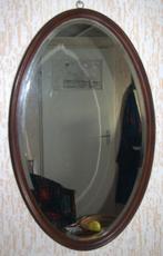 ovale antieke engelse spiegel eind 19 e eeuw, Ophalen of Verzenden, Ovaal, Minder dan 50 cm, Minder dan 100 cm