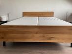 Swiss Sense Pure eikenhout bed 160x200, Overige kleuren, Tweepersoons, Zo goed als nieuw, 200 cm