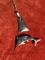 Abalone Vis en Hanger Sterling, Ophalen of Verzenden, Zo goed als nieuw, Zilver