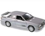 vAUDI QUATTRO 1986 ZILVER SCHAAL 1:43 NOREV ref. 830031, Verzenden, Nieuw, Auto, Norev