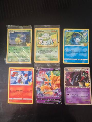 Pokémon Jumbo kaarten set (6 stuks) – Alakazam V & Dragapult beschikbaar voor biedingen