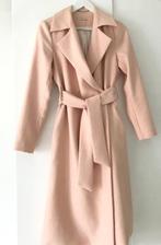 Vanilia 38 Trenchcoat viscose zalm oude roze jas ceintuur, Kleding | Dames, Jassen | Zomer, Maat 38/40 (M), Roze, Zo goed als nieuw