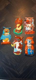 fabeltjeskrant plastic ophangborden, Ophalen of Verzenden, Gebruikt