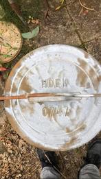 Zinken ️ afvalemmer hoek, Ophalen, Gebruikt, Overige materialen, Minder dan 50 cm